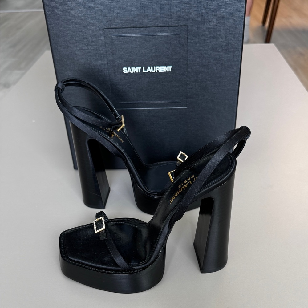 YSL Saint Laurent sandals heels